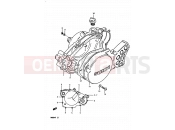 SUZUKI RM80H F (1985) 3 - CRANKCASE COVER