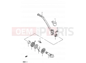 SUZUKI RM80H F (1985) 13 - KICK STARTER
