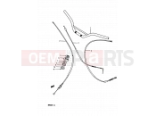 SUZUKI RM80H F (1985) 25 - HANDLEBAR - CONTROL CABLE