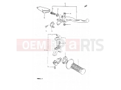 SUZUKI RM80X Z (1982) 24 - RICHT HANDLE SWITCH
