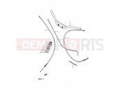 SUZUKI RM80X Z (1982) 23 - HANDLEBAR - CONTROL CABLE