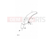 SUZUKI RM80X E (1984) 40 - REAR FENDER