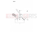 SUZUKI RM80X G (1986) 29 - LEFT HANDLE GRIP (MODEL G/H/J)