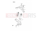 SUZUKI RM80X G (1986) 24 - STEERING STEM (MODEL G/H/J)