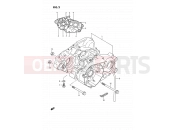 SUZUKI RM80X H (1987) 2 - CRANKCASE (MODEL G/H/J)
