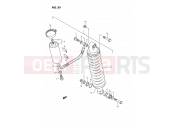 SUZUKI RM80X H (1987) 35 - REAR SHOCK ABSORBER (MODEL H/J)