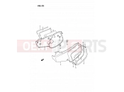 SUZUKI RM80X J (1988) 22 - FRAME COVER (MODEL G/H/J/K/L)