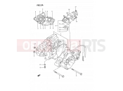 SUZUKI RM80X K (1989) 2A - CRANKCASE (MODEL K)