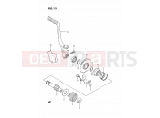 SUZUKI RM80X L (1990) 13 - KICK STARTER