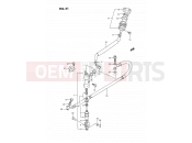SUZUKI RM80X L (1990) 41 - REAR MASTER CYLINDER (MODEL L)