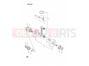SUZUKI RM80X N (1992) 4D - CRANKSHAFT (MODEL M/N/P/R/S)