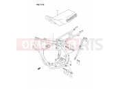 SUZUKI RM80X N (1992) 17A - FRAME - SEAT (MODEL M/N)