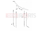 SUZUKI RM80X N (1992) 27 - HANDLEBAR - CONTROL CABLE
