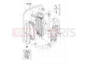 SUZUKI RM80X R (1994) 9A - RADIATOR (MODEL R/S)