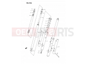 SUZUKI RM80X R (1994) 23B - FRONT FORK (MODEL L/M/N/P/R)