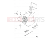 SUZUKI RM80X T (1996) 19 - FUEL TANK (MODEL T)