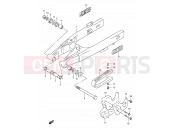 SUZUKI RM80X T (1996) 33 - REAR SWINGING ARM