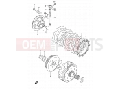SUZUKI RM80X V (1997) 10 - CLUTCH