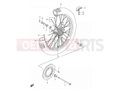 SUZUKI RM80X V (1997) 30 - FRONT WHEEL