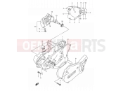 SUZUKI RM80X W (1998) 4 - CRANKCASE COVER - WATER PUMP