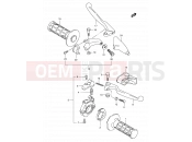 SUZUKI RM80X W (1998) 24 - HANDLE LEVER