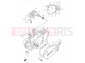 SUZUKI RM80X Y (2000) 4 - CRANKCASE COVER - WATER PUMP