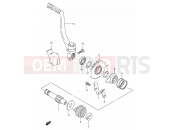 SUZUKI RM80X Y (2000) 13 - KICK STARTER