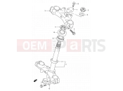 SUZUKI RM80X Y (2000) 29 - FRONT FORK BRACKET