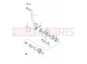 SUZUKI RM80 G (1986) (E01) 12 - KICK STARTER