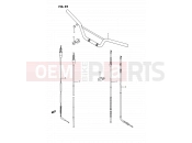 SUZUKI RM80 G (1986) (E01) 25 - HANDLEBAR - CONTROL CABLE