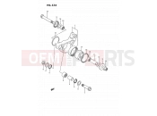 SUZUKI RM80 K (1989) (E24) 33A - CUSHION LEVER (MODEL H/K)