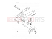 SUZUKI RM80 L (1990) (E24) 31B - REAR SWINGING ARM (MODEL L)