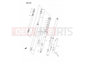 SUZUKI RM80 L (1990) (E24) 21B - FRONT FORK (MODEL L/M/N/P/R)