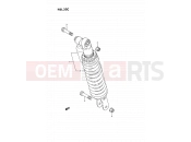 SUZUKI RM80 L (1990) (E24) 32C - REAR SHOCK ABSORBER (MODEL L)