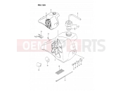 SUZUKI RM80 N (1992) (E24) 18B - FUEL TANK (MODEL N/P)