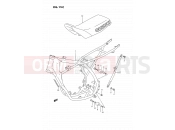 SUZUKI RM80 R (1994) (E24) 15C - FRAME - SEAT (MODEL P/R/S)