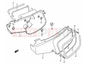 SUZUKI RM80 G (1986) (E03,E28,E33) 22 - FRAME COVER (MODEL G/H/J/K/L)