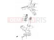 SUZUKI RM80 G (1986) (E03,E28,E33) 24 - STEERING STEM (MODEL G/H/J)