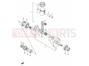 SUZUKI RM80 H (1987) (E03,E28,E33) 4 - CRANKSHAFT (MODEL G/H)