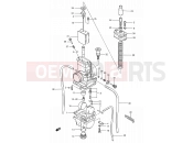 SUZUKI RM80 H (1987) (E03,E28,E33) 5 - CARBURETOR (MODEL G/H/J)