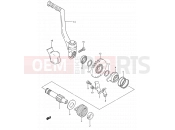 SUZUKI RM80 K (1989) (E03,E28,E33) 13 - KICK STARTER