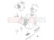 SUZUKI RM80 L (1990) (E03,E28,E33) 20B - FUEL TANK (MODEL L/M)