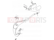 SUZUKI RM80 P (1993) (E03,E28,E33) 8A - MUFFLER (MODEL K/L/M/N/P/R/S)
