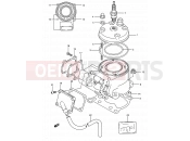 SUZUKI RM80 R (1994) (E03,E28,E33) 1C - CYLINDER (MODEL M/N/P/R/S)