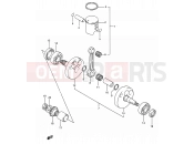 SUZUKI RM80 S (1995) (E03,E28,E33) 4D - CRANKSHAFT (MODEL M/N/P/R/S)