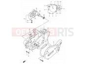 SUZUKI RM80 T (1996) (E24) 4 - CRANKCASE COVER- WATER PUMP
