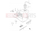 SUZUKI RM80 W (1998) (E24) 19B - FUEL TANK (MODEL W)
