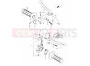 SUZUKI RM80 T (1996) (E03,E28,E33) 24 - HANDLE LEVER