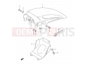 SUZUKI RM80 X (1999) (E03,E28,E33) 25 - REAR FENDER
