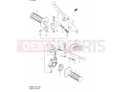 SUZUKI RM85 K2 (2002) (P02) 25 - HANDLE LEVER